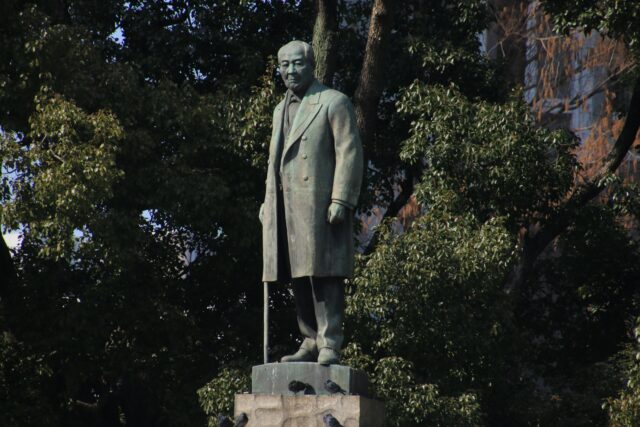 渋沢栄一の銅像